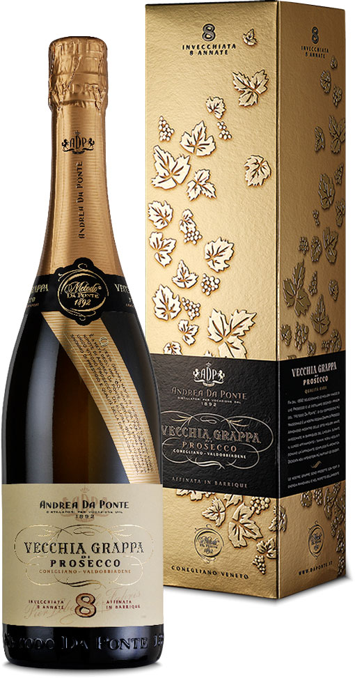 AdP Vecchia Grappa di Prosecco Verpackung AdP Vecchia Grappa di Prosecco Verpackung