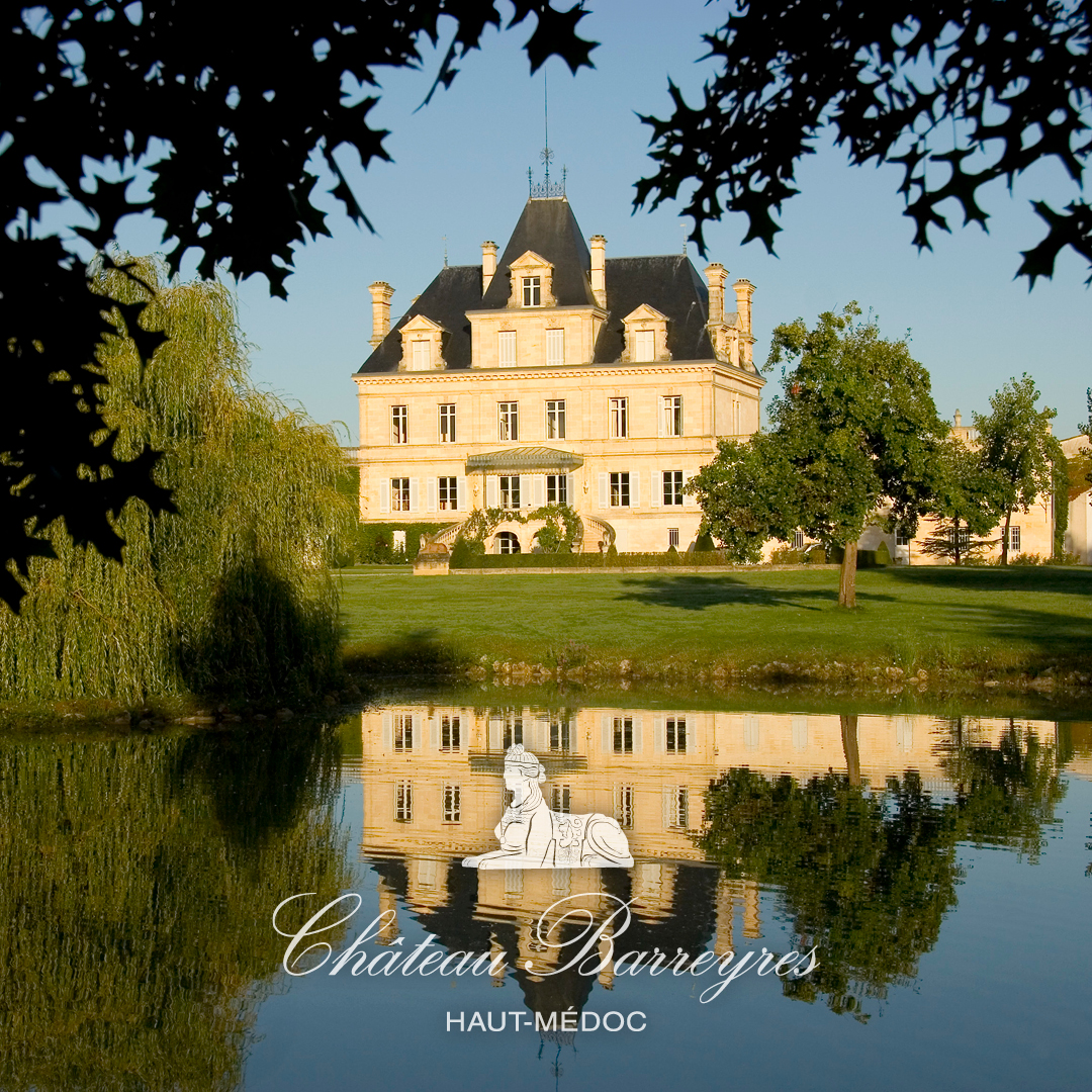 chateau barreyres logo batisse chateau barreyres logo batisse